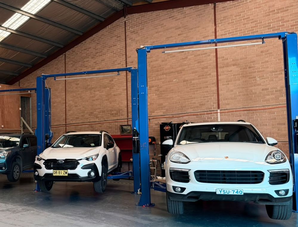 Inside the Summit Auto Repair workshop